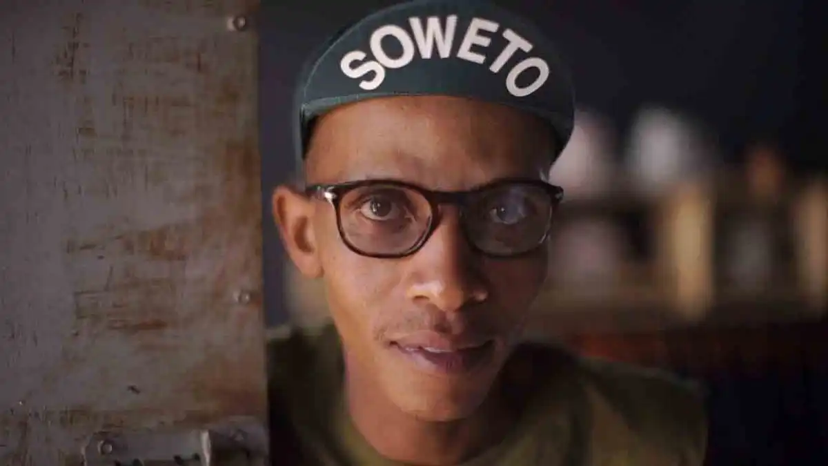 Portrait of South African street artist