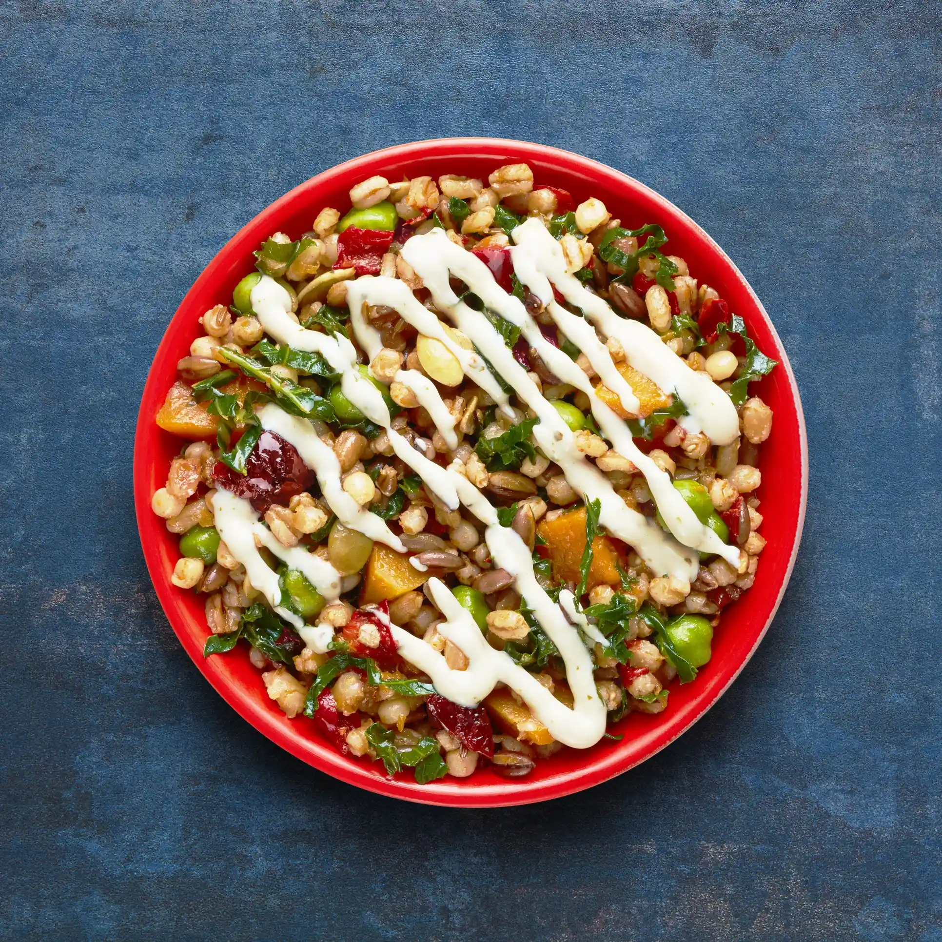 Nando's Hearty Grains on a blue background